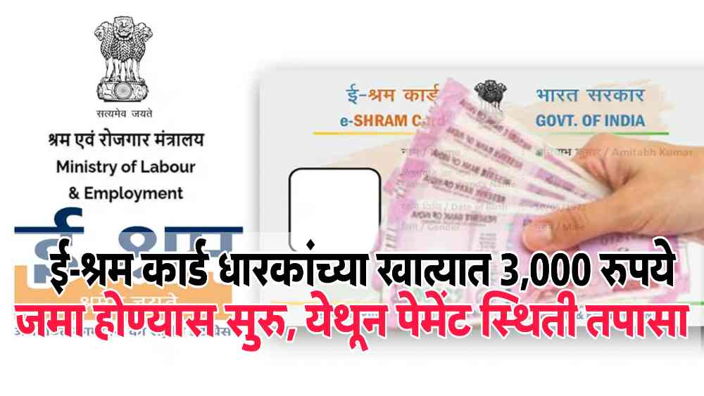 E Shram Card Payment List